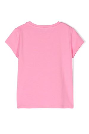 pink cotton tshirt MISS BLUMARINE KIDS | IF4143J0088X0604